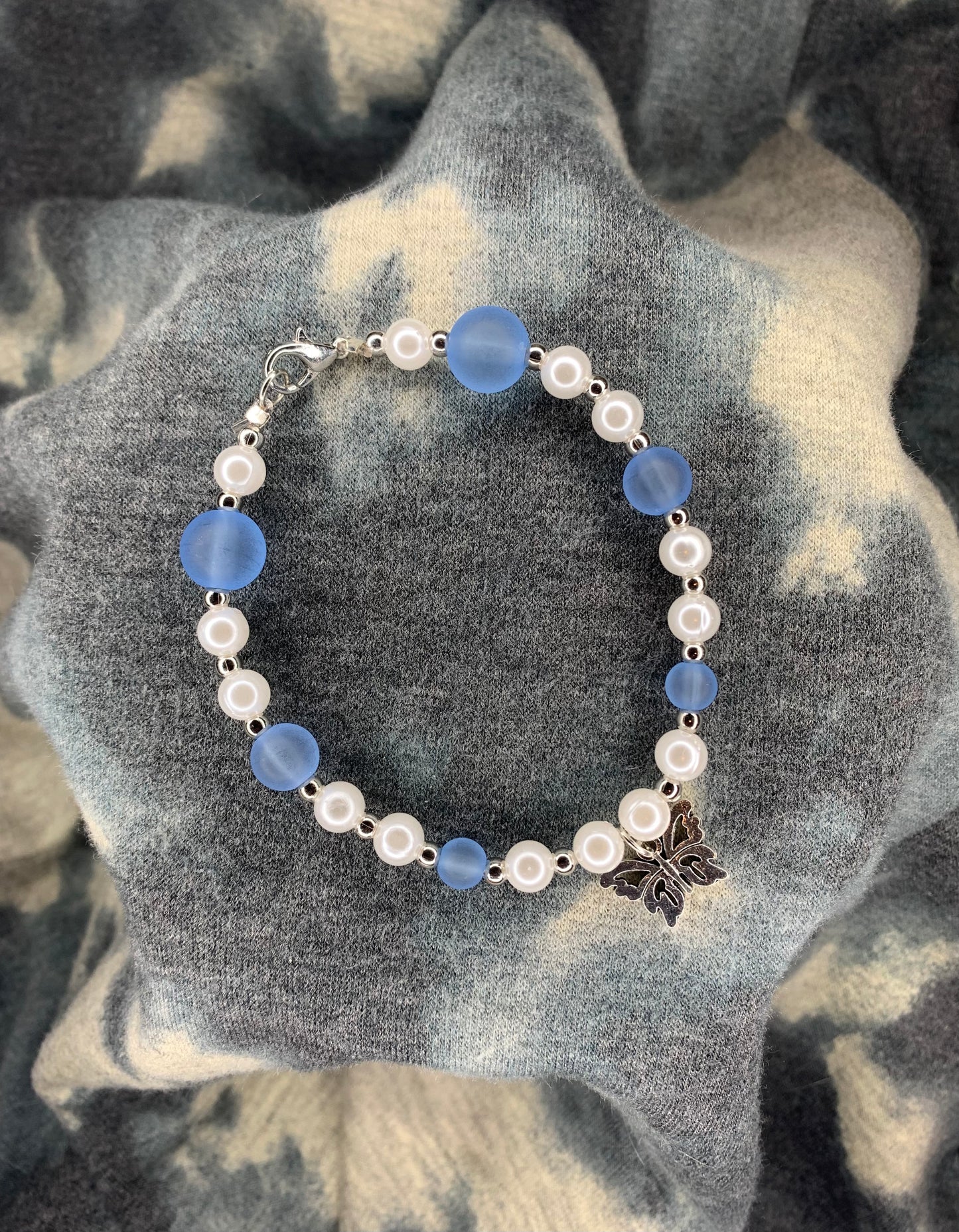 Blue Butterfly Bracelet