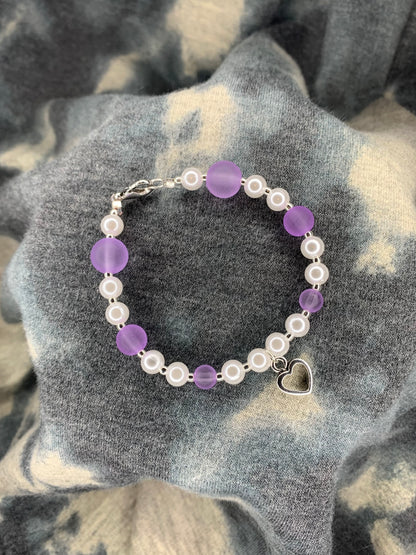 Purple Heart Bracelet