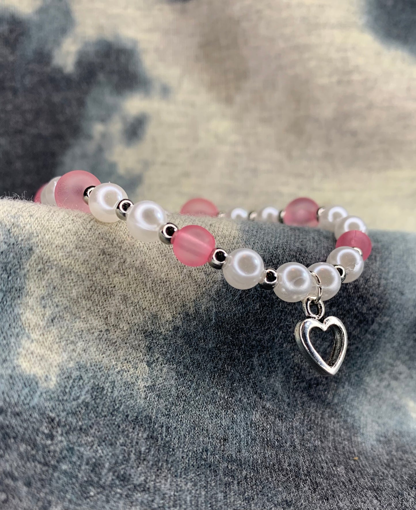 Pink Heart Bracelet