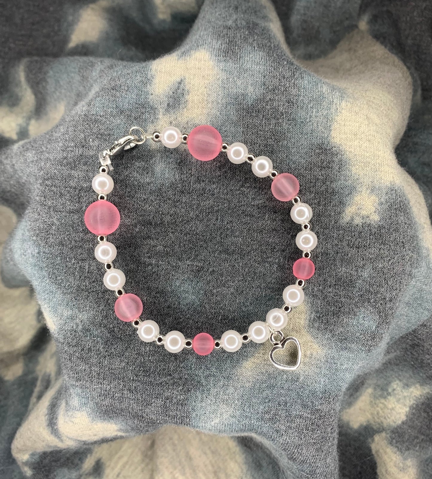 Pink Heart Bracelet